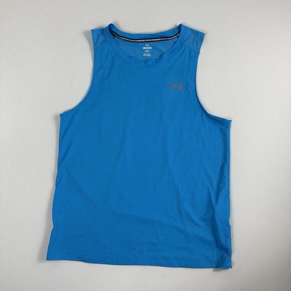 Under Amour Launch Elite Running Vest Run Sleeveless Jogging Tank Top Mens M Gym - Picture 1 of 9